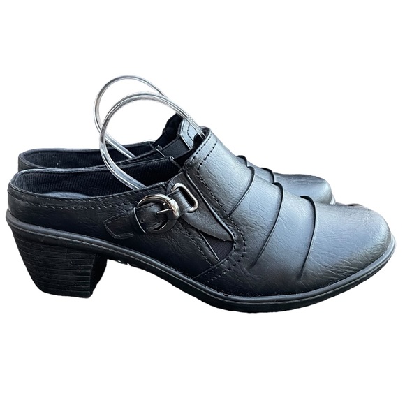 Easy Street Comfort Wave Black Clogs Mules Womens Shoes Size 11 - Picture 2 of 15